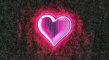 Load image into Gallery viewer, Mirror Heart Neon Sign
