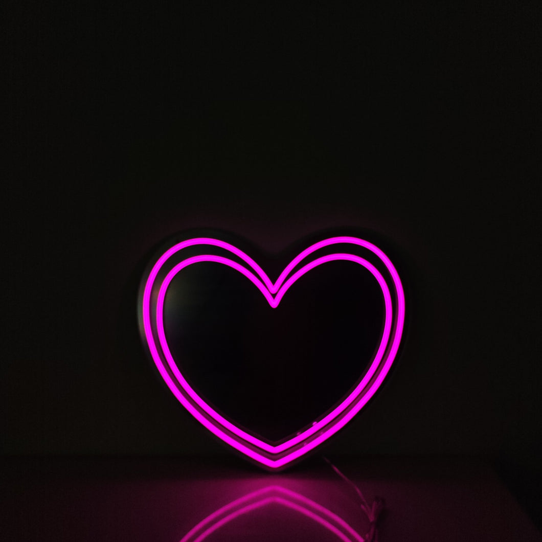 Double Line Mirror Neon